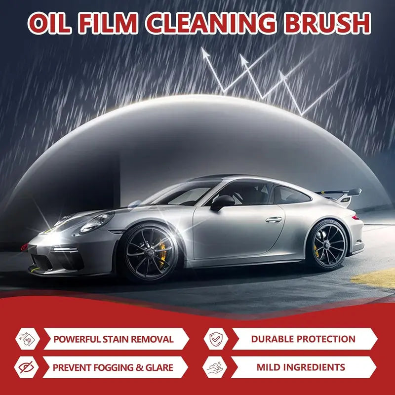 Rain or Glare🌧️, See with Perfect Clarity🚦. 🚗The Ultimate Solution to Invisible Windshield Grime.