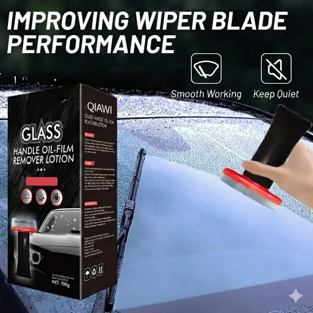 Rain or Glare🌧️, See with Perfect Clarity🚦. 🚗The Ultimate Solution to Invisible Windshield Grime.